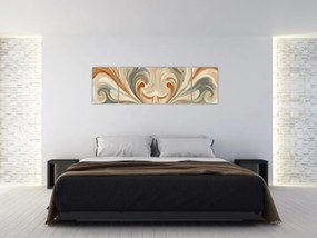 Obraz - Wiry w ziemistych barwach (170x50 cm)