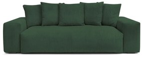 Zielona sztruksowa sofa 280 cm Voltaire – Bobochic Paris