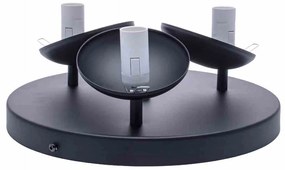 Lampa sufitowa SFERA BLACK 3xE14 na kole