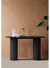 Czarna konsola 40x130 cm Nola – Unique Furniture