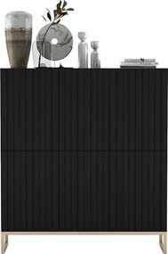 Komoda TAL 4D 112 czarna mat