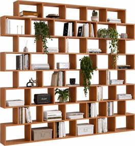 Bardzo duży nowoczesny regał biblioteczka olcha M5-W44