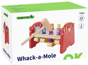 Tooky toy wbijak przebijak drewniany kolorowy