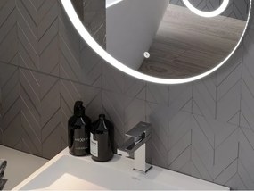 Mexen Ella lustro łazienkowe podświetlane z lusterkiem kosmetycznym, okragłe 60 cm, LED 6000K, antypara - 9811-060-060-611-00