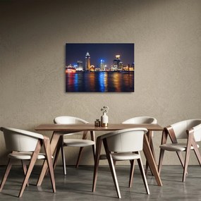 Obraz na szkle - Refleksy nocy (70x50 cm)