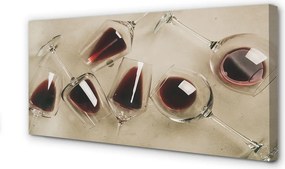 Zdjęcie na płótnie Kryształowe Kieliszki Do Wina