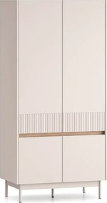 Szafa DUMI 01 4D kaszmirowa/dąb cremona ML MEBLE