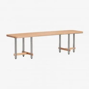 Ławka 170 Cm Z Drewna Mango I Stali Osaka Drewno Mango - Sklum
