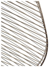 Lampa wisząca w kolorze złota z metalowym kloszem – Ixia