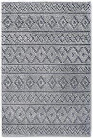 Dywan nowoczesny Gallery 3D  Boho szary 200 cm x 280 cm