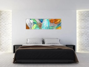 Obraz - Kolorowa abstrakcja (170x50 cm)