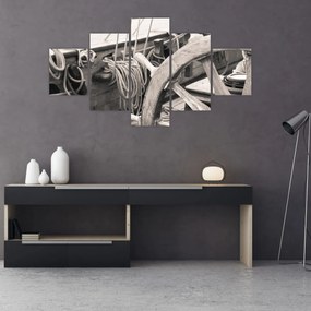 Obraz - Ster do żaglówki (125x70 cm)