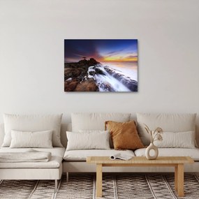 Obraz góry we mgle (70x50 cm)