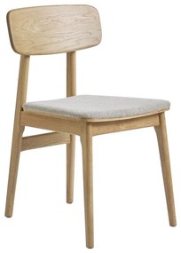 Beżowo-naturalne krzesło Livo – Unique Furniture