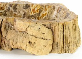 Umywalka z kamienia naturalnego FOSSIL DIVERO - duża