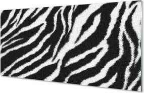 Szklany Panel Detal Pasków: Sierść Zebry