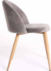 Zestaw 4 Krzese Vint Aksamitne