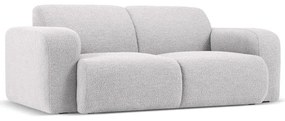 Jasnoszara sofa z materiału bouclé 170 cm Molino – Micadoni Home