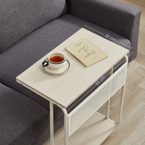 Stolik pomocniczy E1012 CRM, kremowy