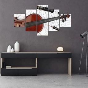 Obraz - Instrumenty muzyczne (125x70 cm)