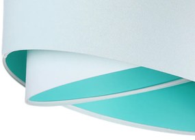 Lampa wisząca GEMSTONE WHITE biała/miętowa BPS KONCEPT