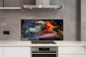 Panel szklany do Kuchni Futurystyczna Wizja Przestrzeni