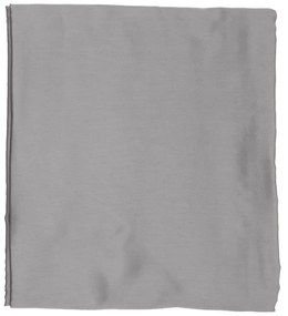 Ciemnoszare prześcieradło z satyny bawełnianej z gumką 140x200 cm – Mijolnir