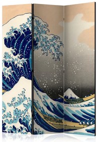 Parawan dwustronny Orient 135x172 cm 3-częściowy biały ARTGEIST B