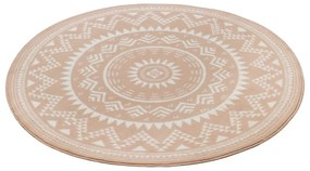 Beżowy okrągły dywan ø 200 cm Valencia – Hanse Home