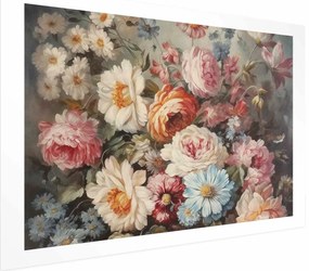 Plakat Zapach ogrodowych kwiatów 60x40 cm bez ramy z marginesem ARTGEIST B