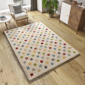 Kremowy dywan 133x190 cm Bremen – Universal