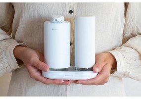 Biały plastikowy stojak na akcesoria do mycia naczyń SinkStyle – Brabantia
