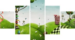 Obraz wspaniałego krajobrazu (125x70 cm)