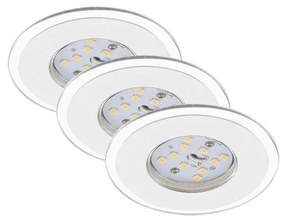 Briloner 7197-036-ZESTAW 3x LED Ściemnialne oświetlenie łazienkowe LED/4,5W/230V IP44