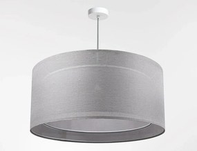 Lampa wisząca DUO LEN LIGHT 005-50 szara/beżowa