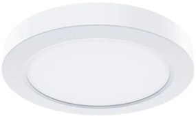 Mały okrągły plafon led w białym kolorze - K618-Qubero