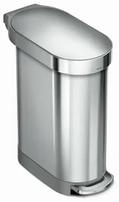 Simplehuman Pojemnik na pedały Slim 45 l, stalnierdzewna
