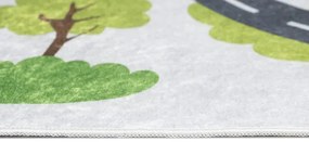 Dywan dziecięcy skandynawski z placem budowy P1-T51