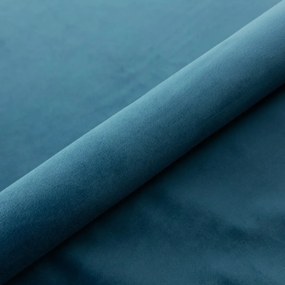 Łóżko kontynentalne RUBID 180x200 ciemno niebieskie velvet z pojemnikiem LAVERTO