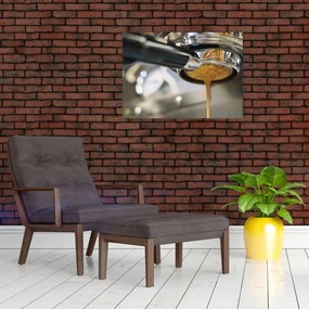 Obraz na szkle - espresso (70x50 cm)