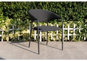 Melia LIKA-TEX® antracyt - luksusowe krzesło ogrodowe