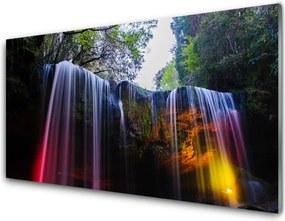 Szkło Dekoracyjne do Kuchni Dziki Wodospad Górski