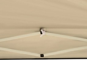 Outsunny Pawilon 2,95 x 2,95 m Składany Pawilon Ogrodowy, Partytent, Ochrona przed UV, Stal+Tkanina Oxford, Czarny