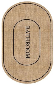 Brązowy dywanik łazienkowy 60x90 cm Jute Look – Mila Home