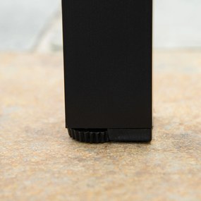 Stół ogrodowy Outsunny dla 4 osób, aluminium 80 cm x 80 cm x 74 cm