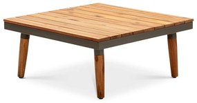Szara sofa ogrodowa z konstrukcją z drewna akacji Bonami Selection Lustio