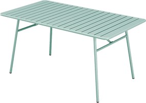 Stół ogrodowy o dł. 200 cm z metalu - Migdałowa zieleń - MIRMANDE marki MYLIA
