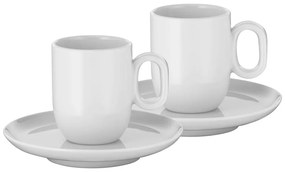 Białe porcelanowe filiżanki na espresso zestaw 2 szt. 60 ml Barista – WMF