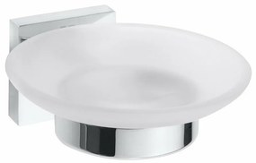 SAPHO XQ802 X-square dozownik mydelniczka szkło mleczne, chrom