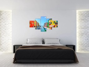 Obraz - Wyspa Burano, Wenecja, Włochy (125x70 cm)